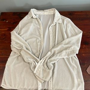 CP Shades Velvet Button Down